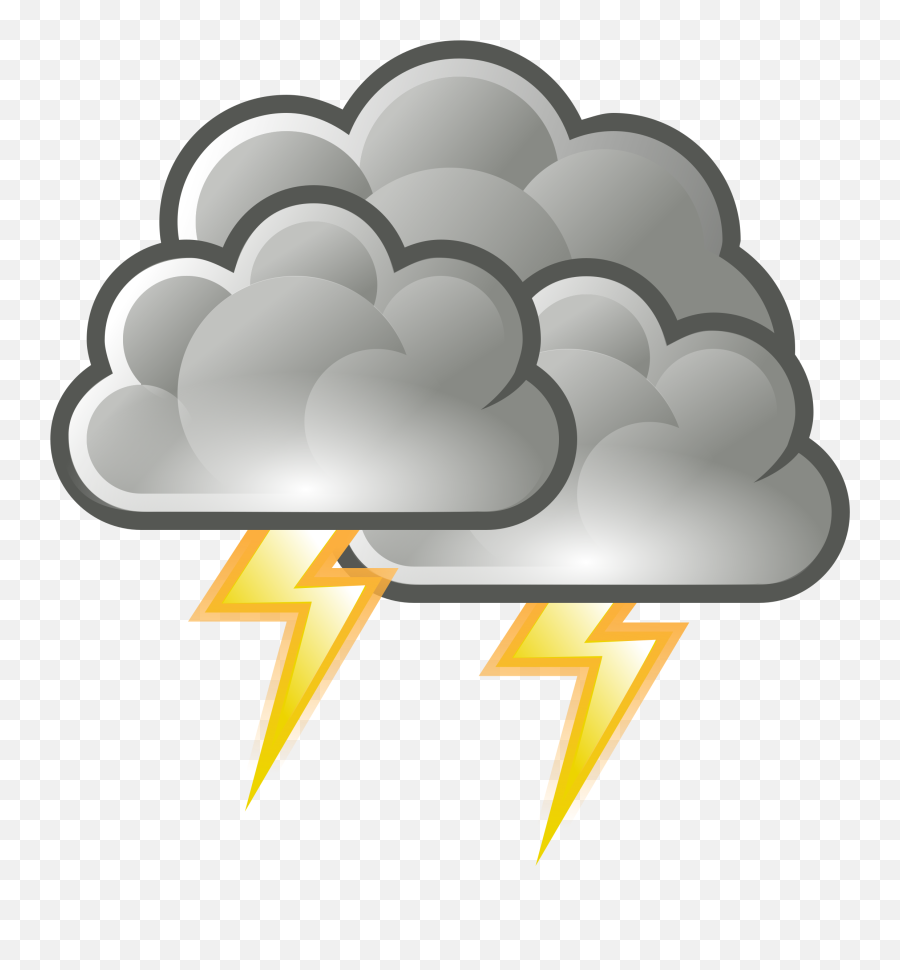 Storm Cloud Png Download Free Clip Art - Storm Clip Art,Thunder Cloud Png
