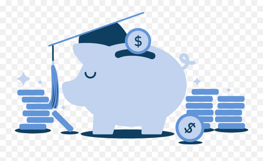 Library Of Money For College Banner - Saving Money Clipart Png,College Png