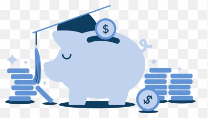 Library Of Money For College Banner - Saving Money Clipart Png,College Png
