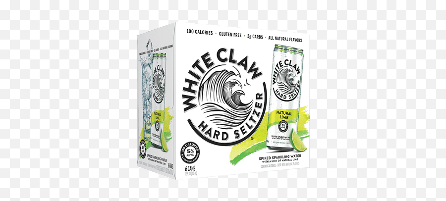 White Claw Hard Seltzer Lime - White Claw 24 Pack Png,White Claw Logo ...