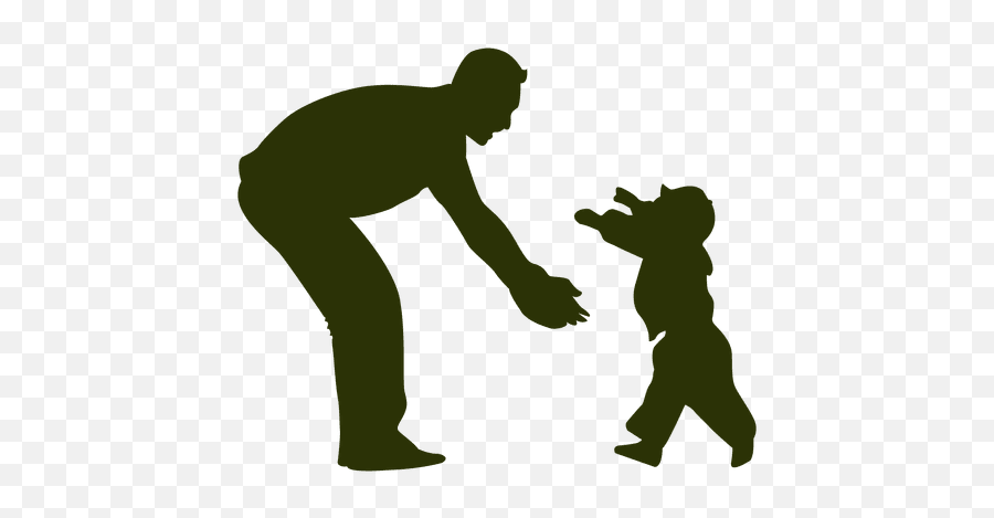 Father Son Silhouette - Padre E Hijo Png,Father And Son Png
