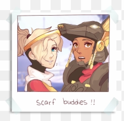 Overwatch Pharah Comic - Mercy png