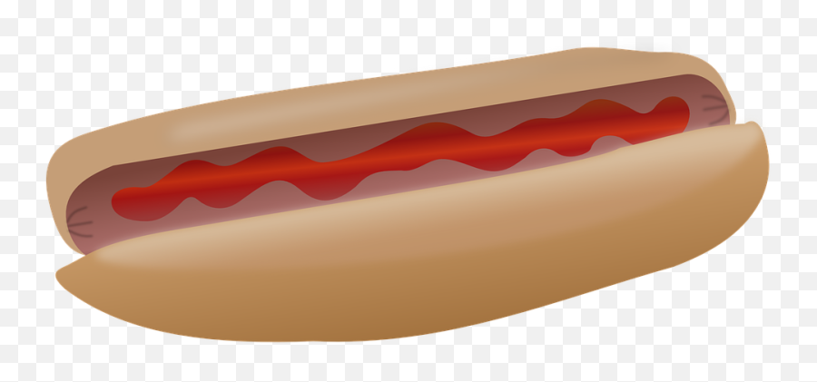 Hotdog Food Ketchup Fast - Free Vector Graphic On Pixabay Hot Dog Png,Ketchup Png