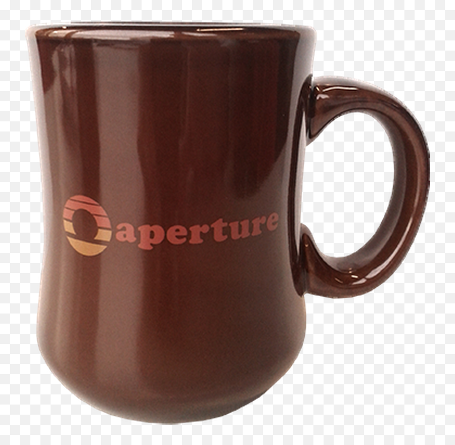 Download Portal 2 Aperture 1970s Diner Mug - Aperture Aperture Science Logo 1970 Png,Aperture Science Logo Transparent