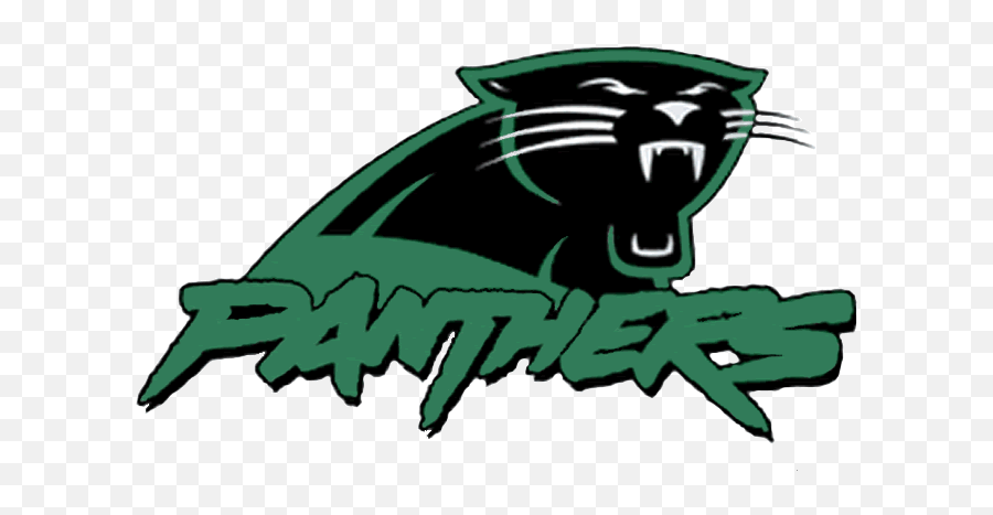 Panther Text Image Png - Green And Black Panther Full Size Green And Black Panthers,Black Panther Logo