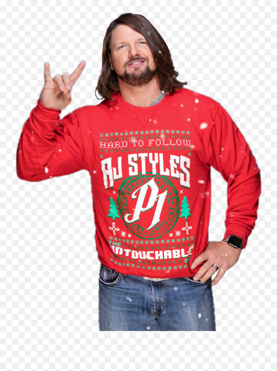 Download Report Abuse - Aj Styles Christmas Full Size Png Merry Christmas Aj Styles,Aj Styles Logo Png