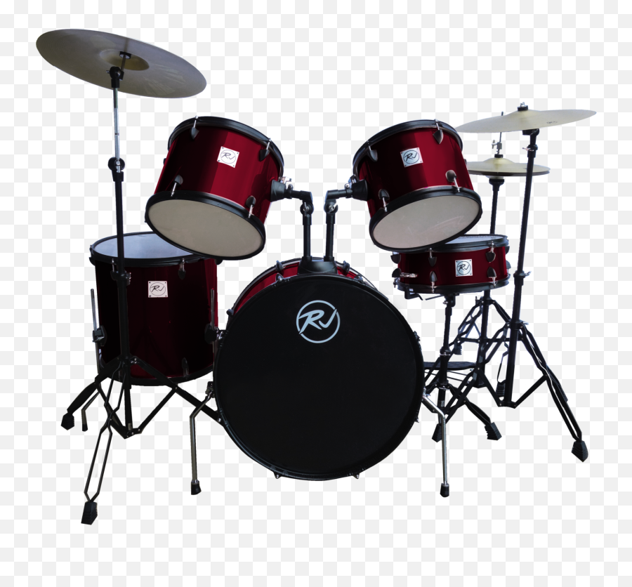 Rj Basics Drumset - Rj Drums Full Size Png Download Seekpng Drumhead,Drums Png