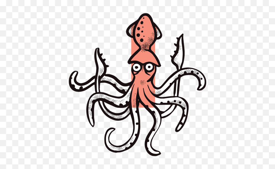 Ocean Red Octopus - Transparent Png U0026 Svg Vector File Common Octopus,Octopus Transparent
