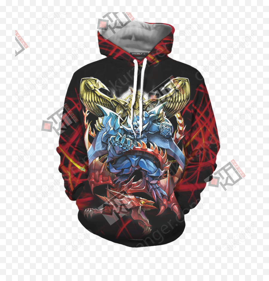 Yu Gi Oh Yami Yugi And Egyptian God Cards 3d Hoodie - Yugioh Egyptian Gods Png,Yami Yugi Png