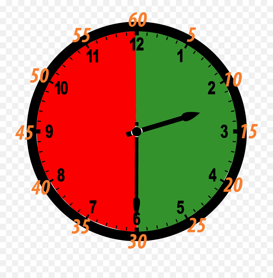 Download Hd Clipart Images Of Clock - Half Past Clock Past And To Clock Png,Clock Clipart Transparent