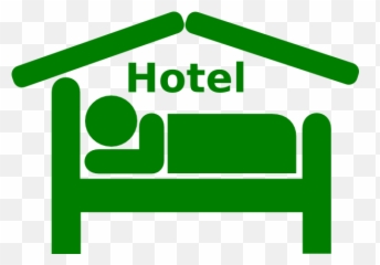 Hotel Green Clip Art - vector clip art online Transparent Accommodation Icon Png