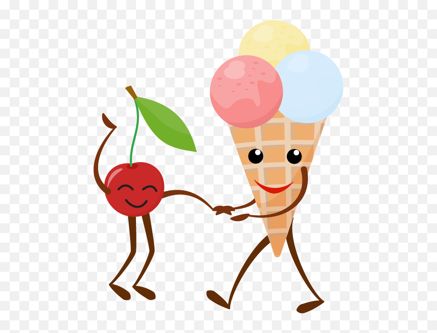 Cherry And Ice Cream Clipart - Full Size Clipart 3185750 Happy Png,Ice Cream Clipart Transparent