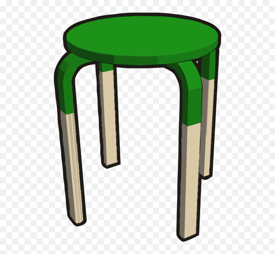 Green Bar Stool Table Seat - Hocker Clipart Kostenlos Png Transparent Stool Clip Art,Bar Table Png