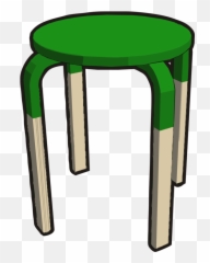 Green Bar Stool Table Seat - Hocker Clipart Kostenlos Png Transparent Stool Clip Art,Bar Table Png