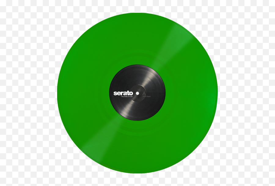 Serato Performance Series Official Control Vinyl 2xlp In Green - Serato Png,Vinyl Png