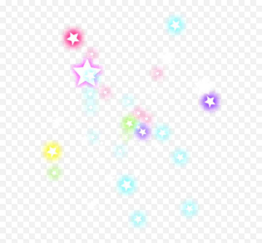 Ftestickers Clipart Stars Glowing - Portable Network Graphics Png,Glowing Circle Png