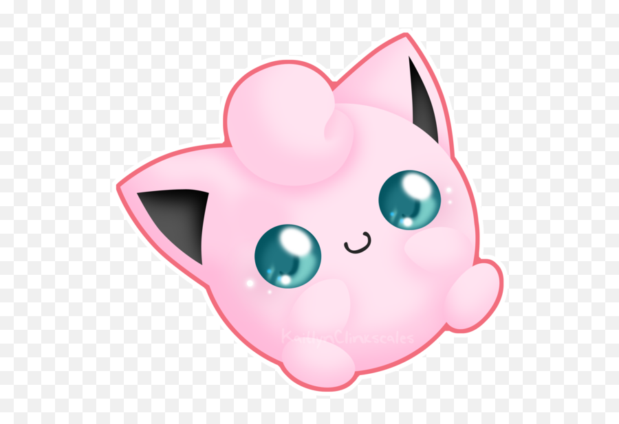Download Jigglypuff V3 By Kaitlynclinkscales - Cute Icon Jiggly Puff Png,Jigglypuff Transparent