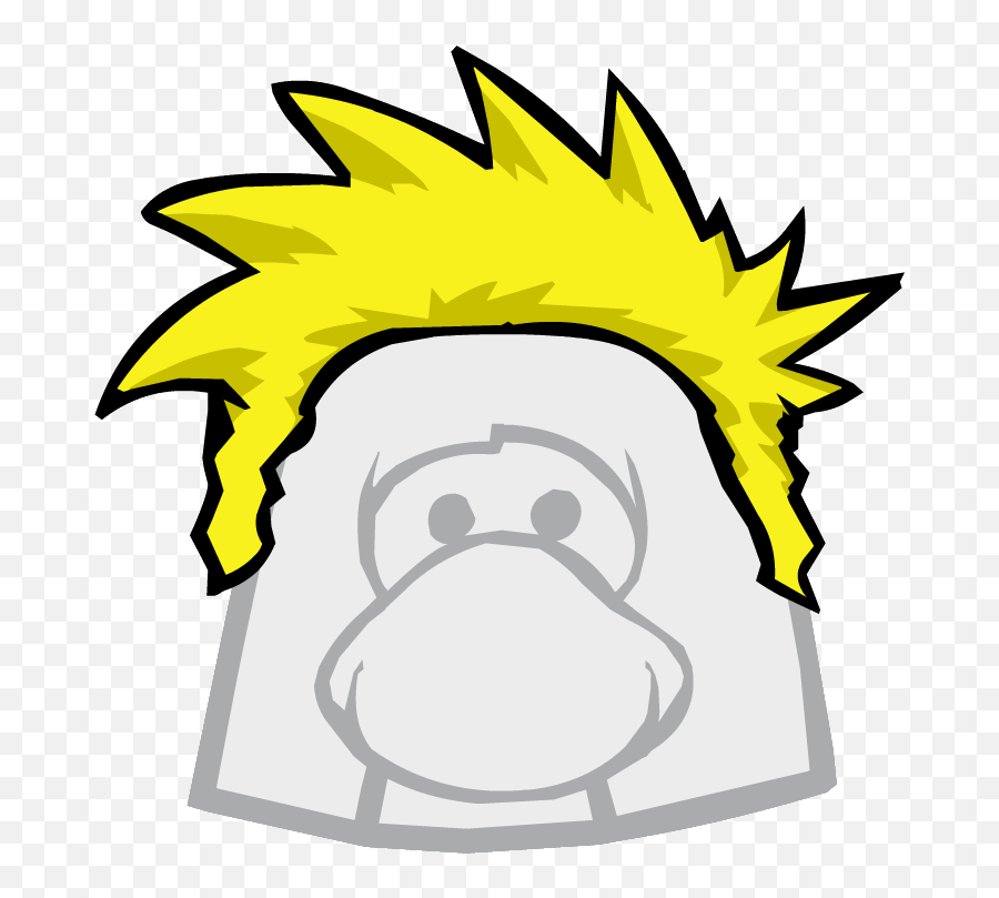 Club Penguin Hair U0026 Free Hairpng Transparent - Club Penguin Wig Hair,Club Penguin Transparent