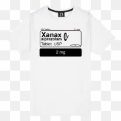 Transparent Png Image - Shit Happens T Shirt,Xanax Png