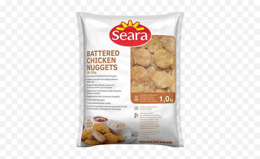 Products Details Battered Chicken Nuggets 20 - 25g Seara Battered Chicken Nuggets Png,Chicken Nugget Transparent