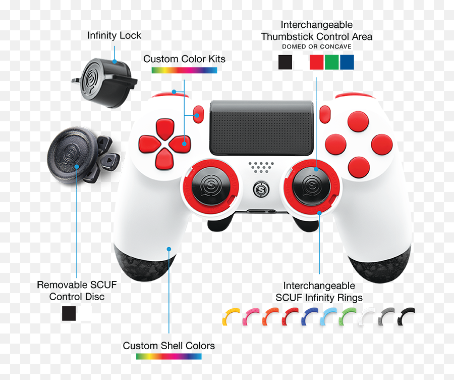 Best Ps4 Controllers 2018 U2013 Game Setups - Parts Of A Ps4 Controller Png,Cinch Gaming Png