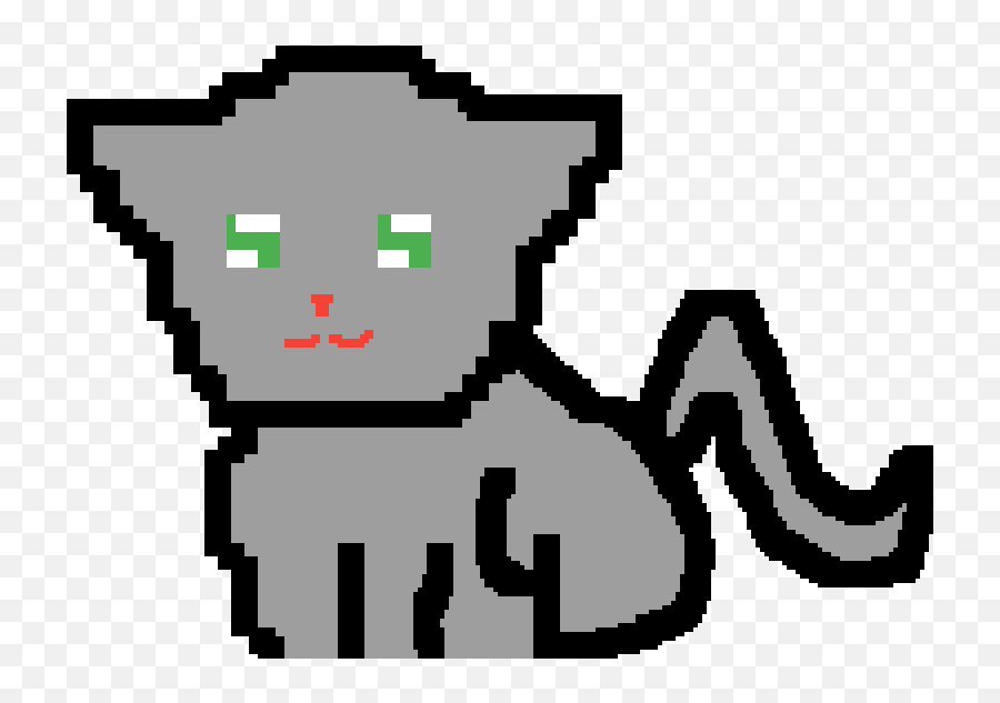 Pixilart - Pixel Cat By Falconflight234 Dot Png,Transparent Pixel Cat