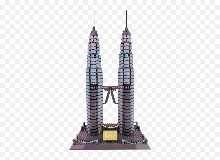 The Petronas Towers Of Kuala Lumpur - Vertical Png,Twin Towers Transparent
