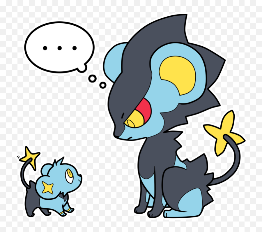 Luxray - Cute Shinx And Luxray Png,Luxray Png