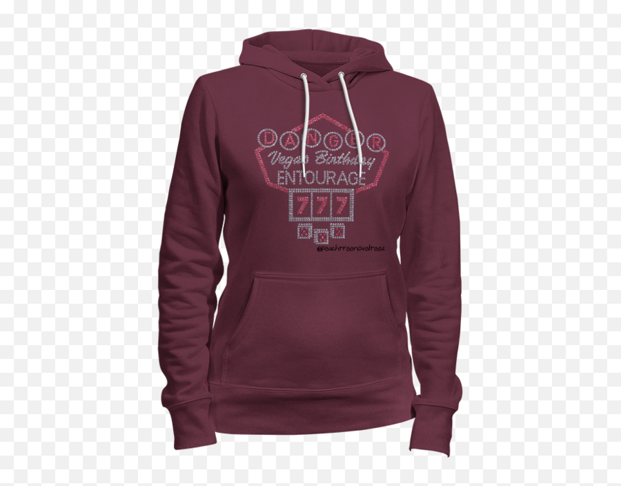 Vegas Birthday Entourage Bling Ladies Hoodie - Hoodie Png,Entourage Png