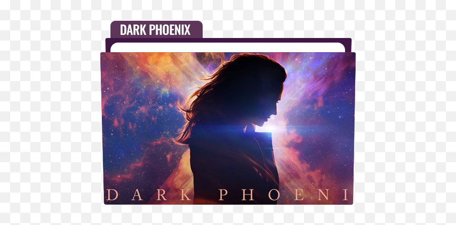 Dark Phoenix Folder Icon Free Download - Dark Phoenix 2019 Png,Folder Icon Png Dark Blue