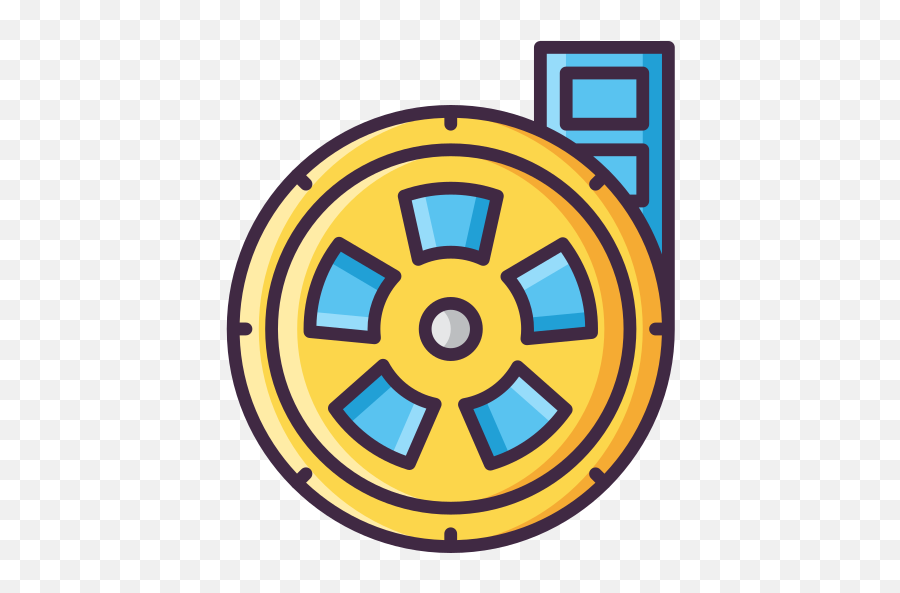 Film Reel - Dot Png,Movie Reel Flat Icon