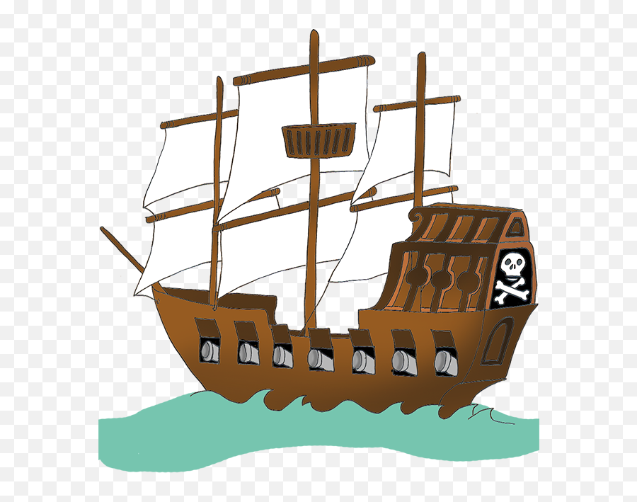 Pirate Ship Download Png Clipart - Cartoon Pirate Ship Clipart,Pirate Ship Png