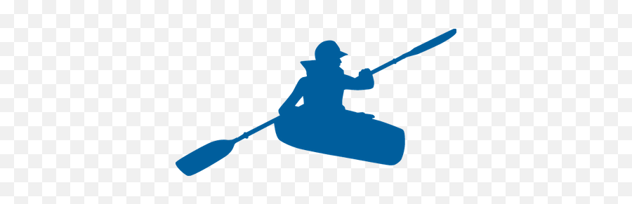 Kayak Blue Clipart Transparent Png - Kayak Transparent Clipart,Kayaking Png