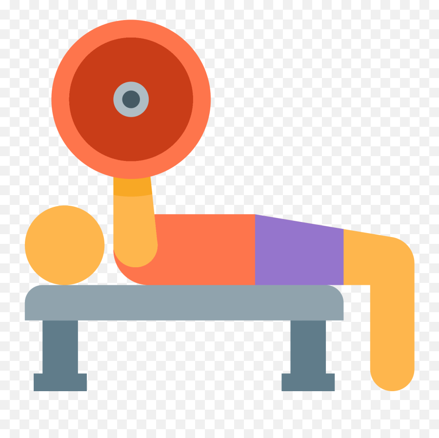 Bench Press Icon Transparent Png Image - Cartoon Bench Press Clipart,Bench Press Icon