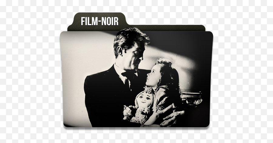 Film Noir Folder Icon - Movie Genres Fol 1012422 Png Classic Movie Folder Icon,Friends Folder Icon