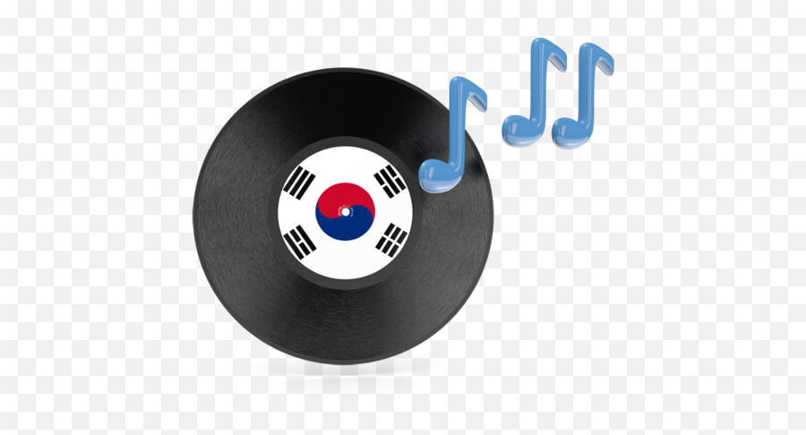 Music Icon - South Korea Flag Music Png,Korean Icon