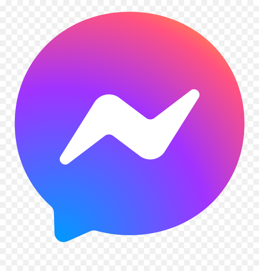 Facebook Messenger Logo 2020 - Messenger Logo Png,Facebook Icon Image Size