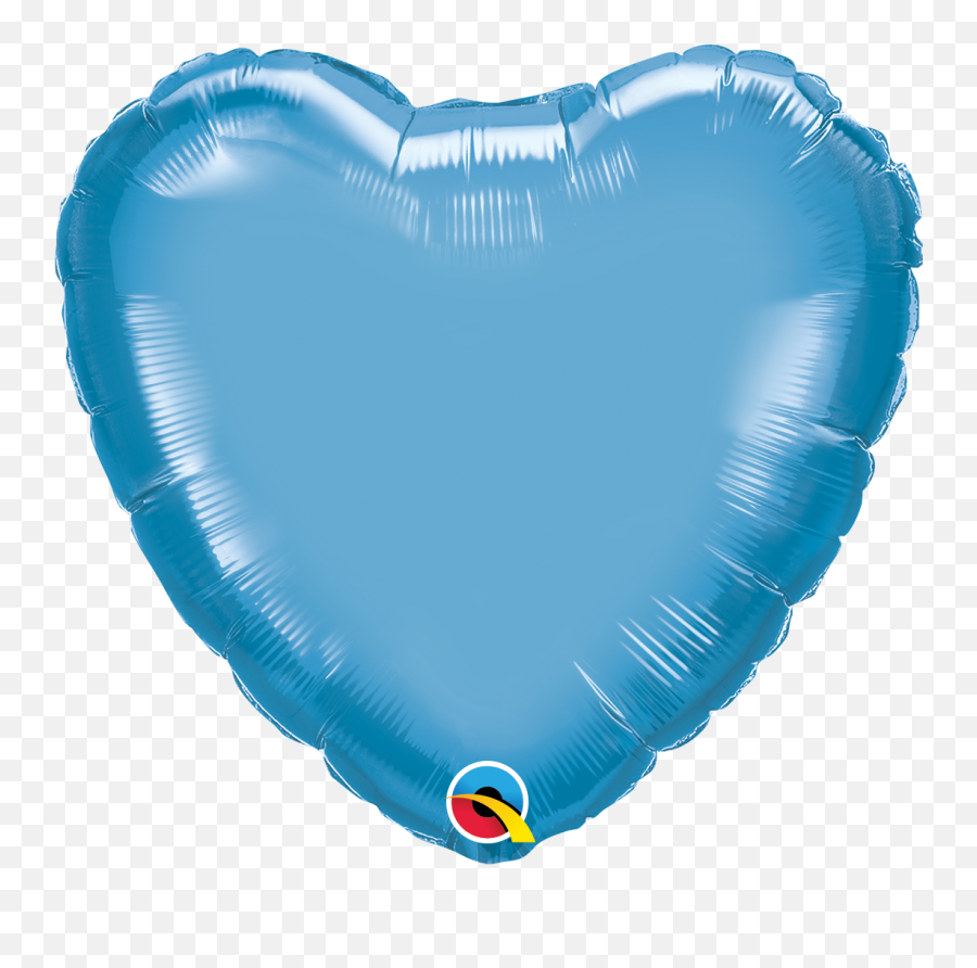 Decorations Turquoise 10 Pack Qualatex 18 Inch Round Foil - Qualatex Heart Balloons Foil Png,Real Balloons Png