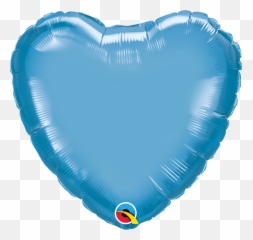 Decorations Turquoise 10 Pack Qualatex 18 Inch Round Foil - Qualatex Heart Balloons Foil Png,Real Balloons Png