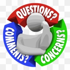 Questions Comments Concerns Png U0026 Free - Any Or