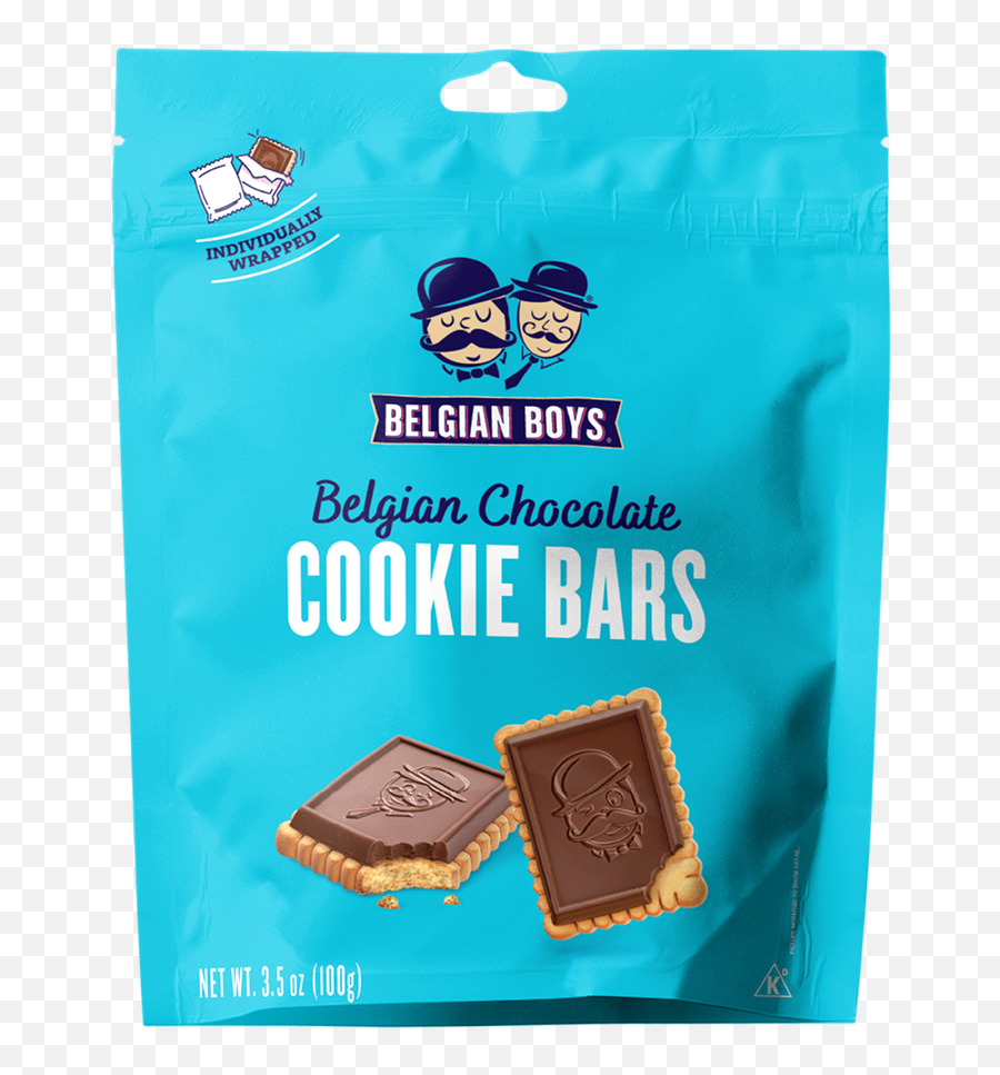 Belgian Chocolate Cookie Bars - Belgian Boys Belgian Chocolate Cookie Bars Oz Png,Green Icon With 3 Bars