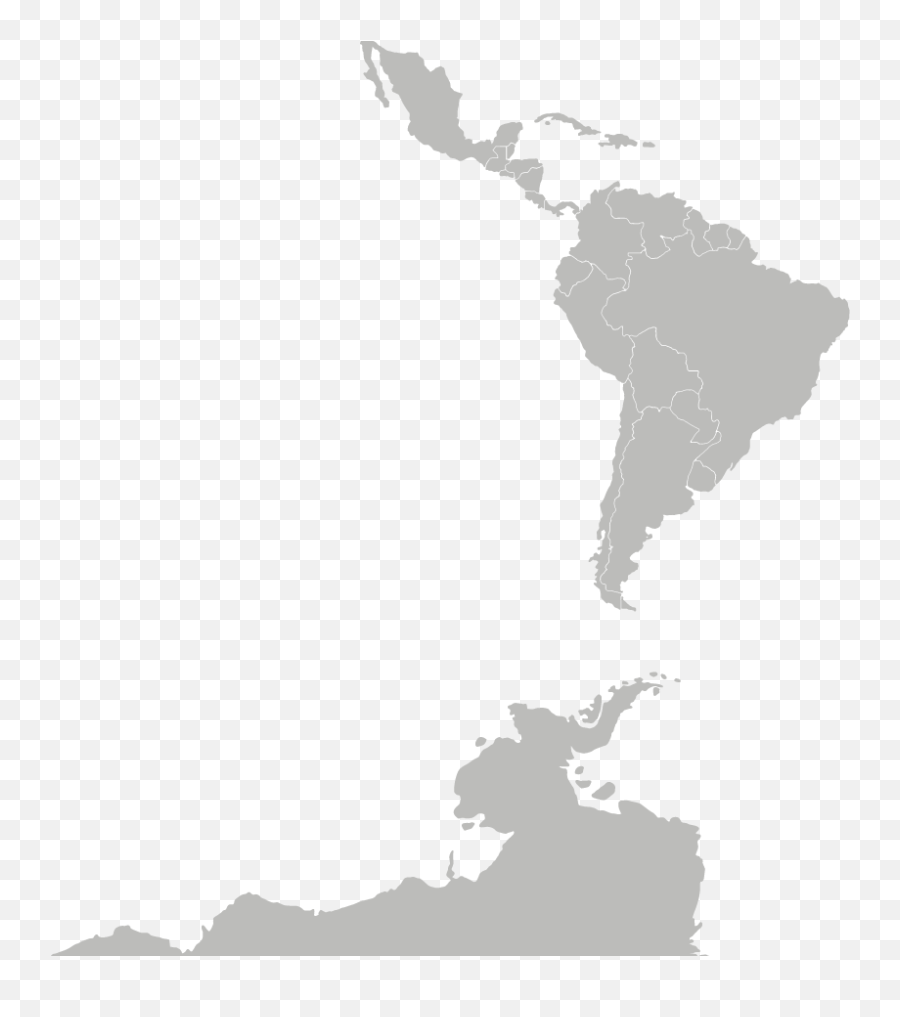 Central America Map Png - Latin America Map Transparent Federacion Cod Ghost,South America Map Icon