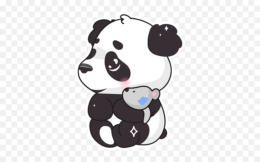 Panda Emoji By Michelle - Sticker Maker For Whatsapp Panda Kawaii Png,Panda Emote Icon