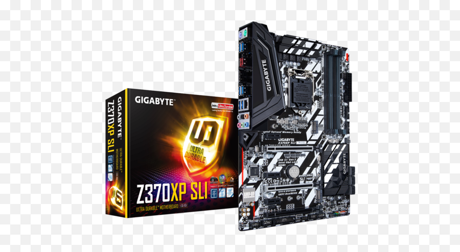 Z370xp Sli Rev 10 Key Features Motherboard - Gigabyte Motherboard Gigabyte Z370xp Sli Png,Sli Icon