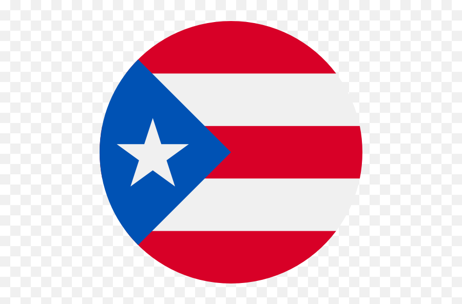 Puerto Rico Flag Icon - Png4u Happy Valentines Day Puerto Rico,Round Flag Icon