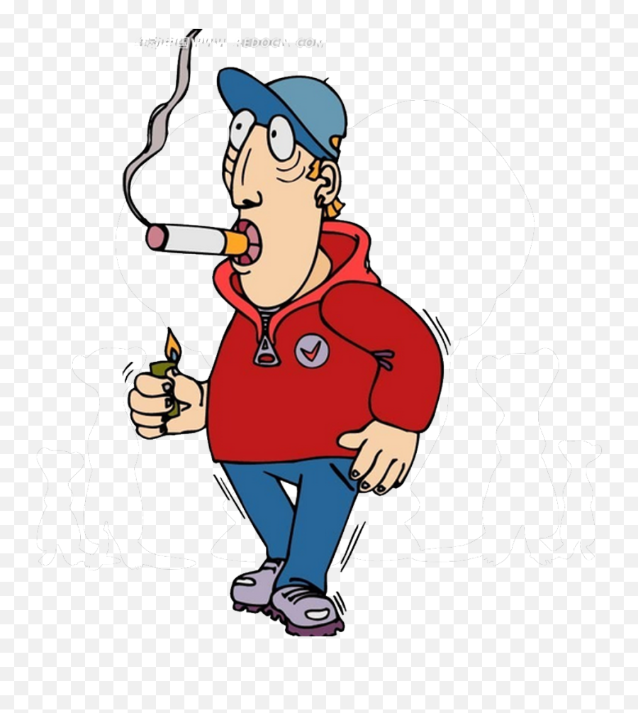 Smoking Cessation Man - Person Smoking Png Clipart Full Man Smoking Clipart Png,Smoking Png