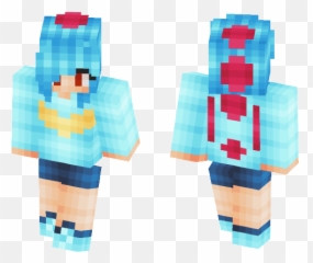 Download Totodile Girl Minecraft Skin For Free - Lego Png,Totodile Png