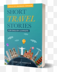Books - Learn English with Camille Youtube Channel Short Travel Stories png