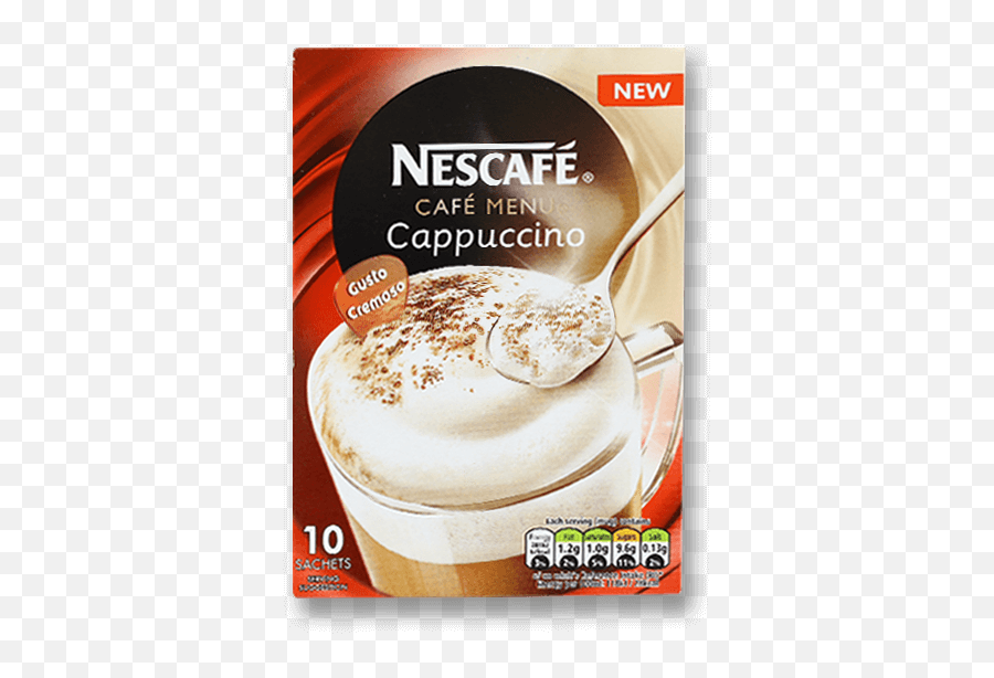Nescafe Instant Coffee - Cappuccino 136g Cappuccino Coffee Packaging Png,Cappuccino Png