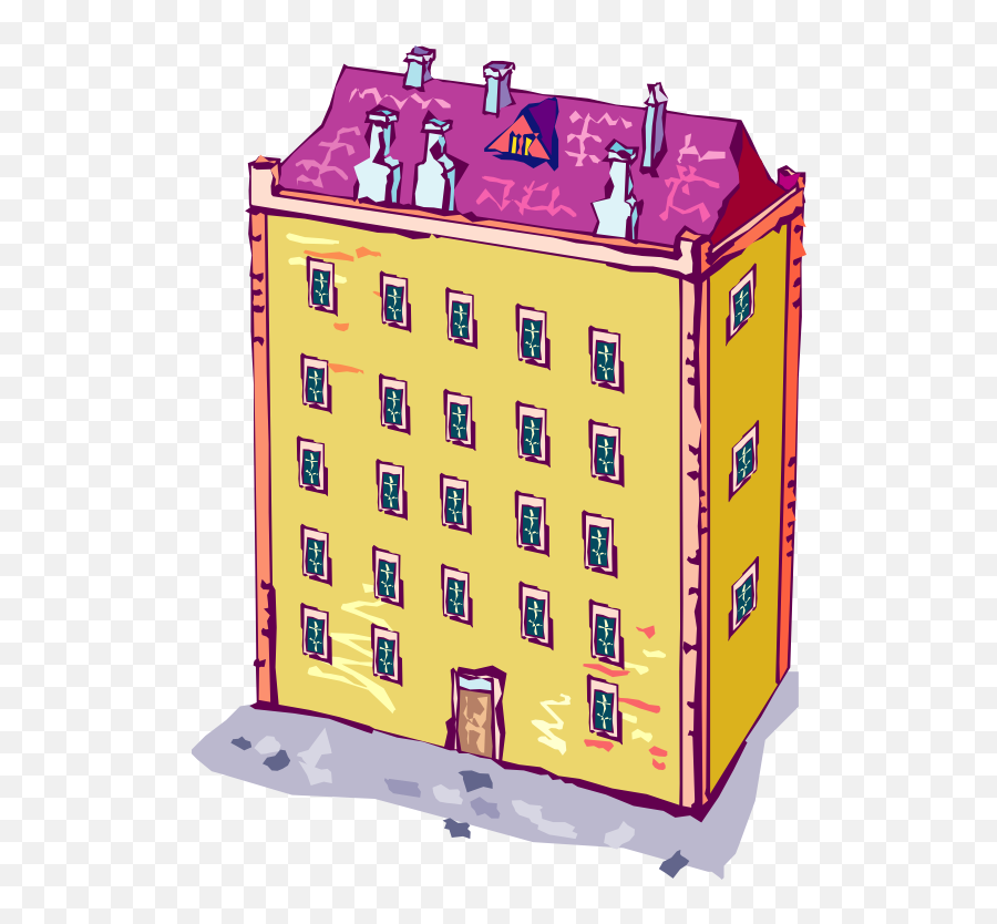 School Building Clipart Free Images 2 - Cartoon Tall Apartment Building Cartoon Png,Buildings Png